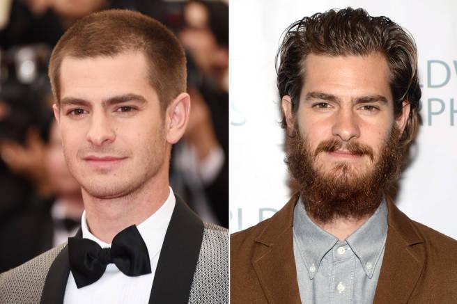 ELLEmagazine's tweet photo. The 12 most confusing male celeb makeovers of the year: http://t.co/qRDYeCx1uz http://t.co/0enuscO1au