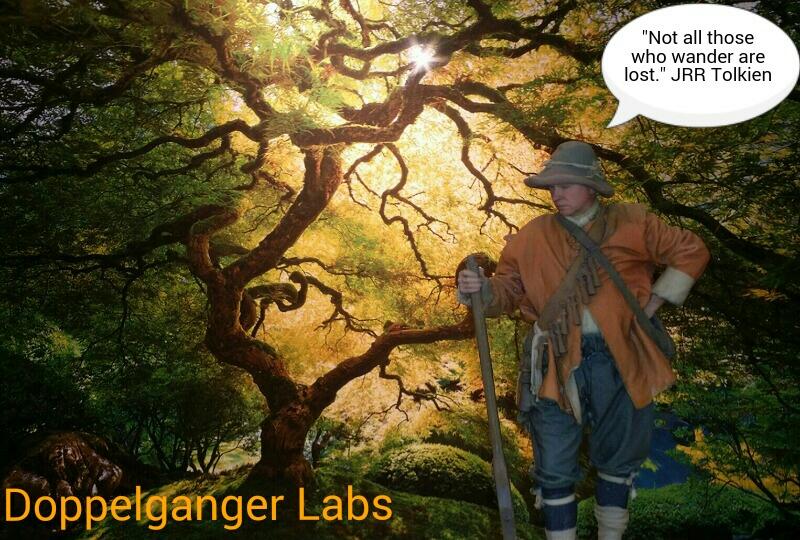 DoppelgangerLab's tweet image. "Not all those who wander are lost" JRR #Tolkien. Wander into Doppelganger Labs for your unique keepsake or avatar.