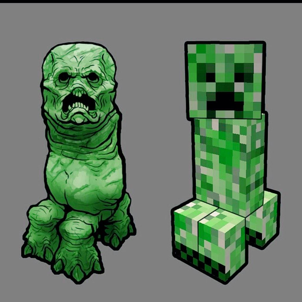 MINECRAFT on Twitter What would a creeper  look 