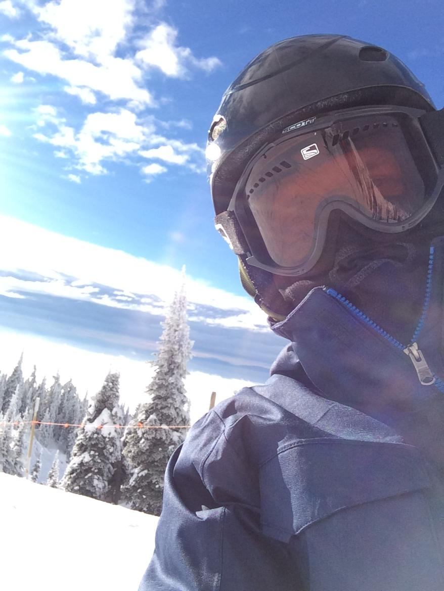 RobBenedict's tweet image. Mountain top selfie. #skication