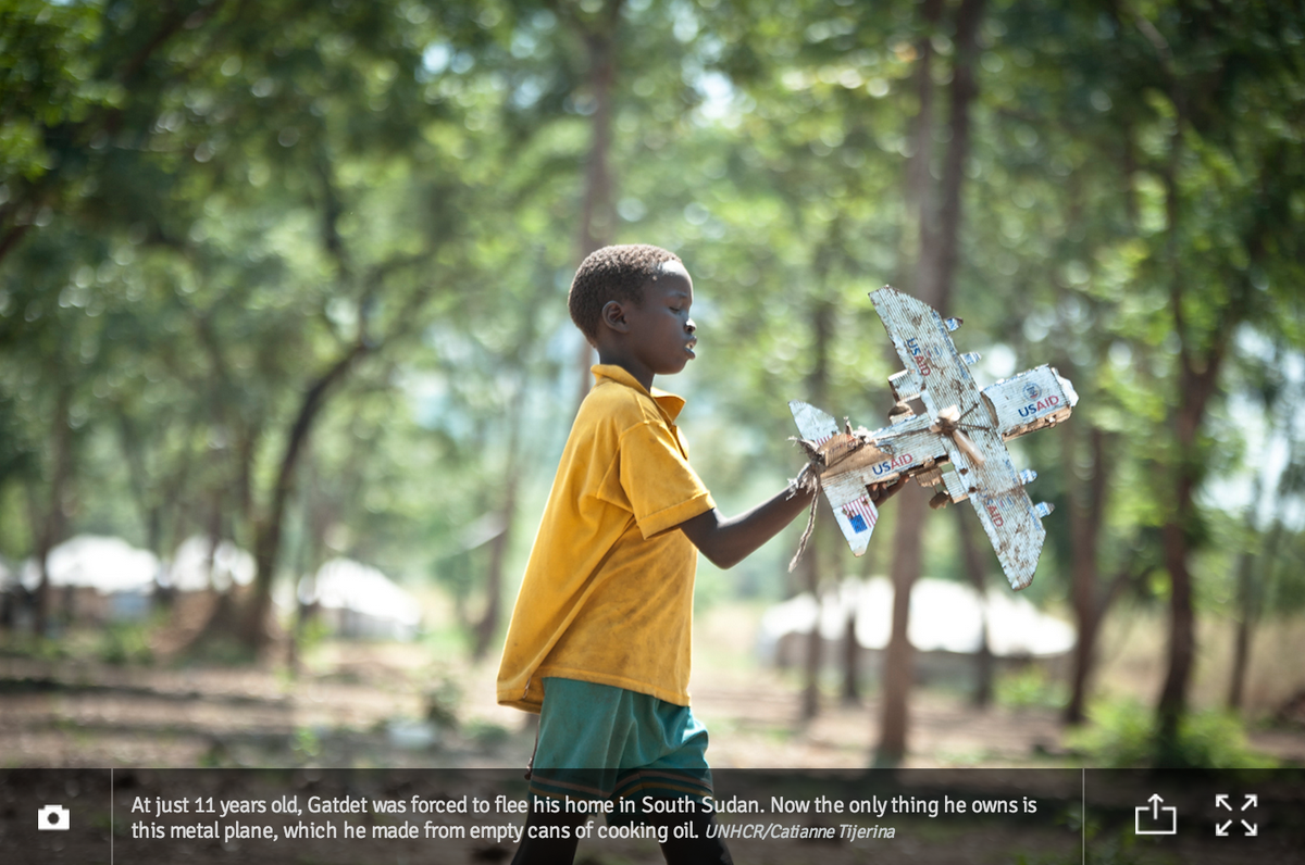 Refugees's tweet photo. 8 refugees from #SouthSudan reflect on the simple treasures they lost when they had to flee. http://t.co/eZwx8GQTmA http://t.co/xk0RGsmVAu