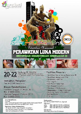 <a href="/CeritaMakassar/">Cerita Makassar</a> pelatihan perawatan luka + Gelar Cwcca di belakang nama, utk informasi silahkan chat sya <a href="/MhytaVirgo/">Mitha Eka</a>