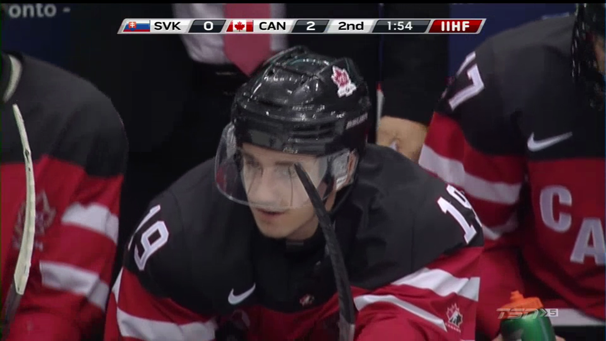 .<a href="/petan19/">Nic Petan</a> scores his 2nd of the night to make it 2-0 Canada late in the 2nd period on #TSN. #HereWeGo