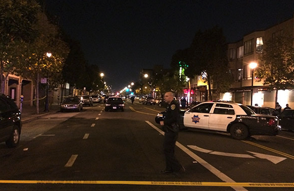 BayAreaIntifada's tweet photo. Happening Now: Shots Fired At Officers In Police Station Parking Lot #SF 

http://t.co/IzRVSq0GJZ
#SFPD #AlexNieto http://t.co/8m6CO5P9Vl