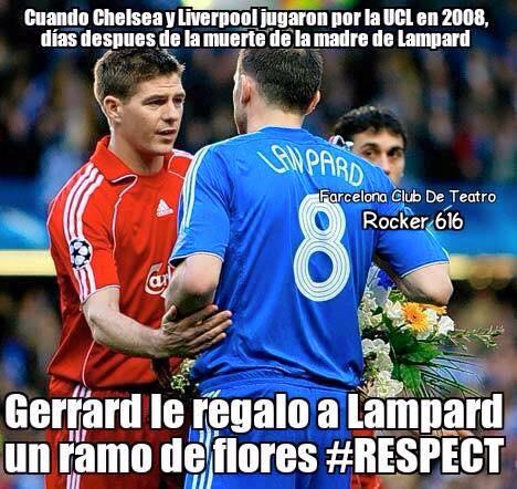 ChelseaFC_es's tweet photo. De esto se trata el Futbol, respeto. #Lampard #Gerrard http://t.co/nIrA3WHIzB