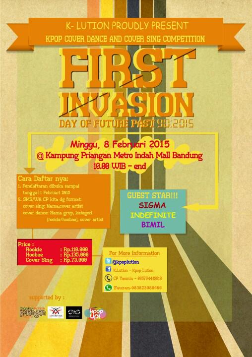 <a href="/GirlsEvolution_/">Girls Evolution</a> [HELP RT] Cover Dance and Cover Sing Competition : 1st Invasion DAY OF FUTURE PAST 90:2015