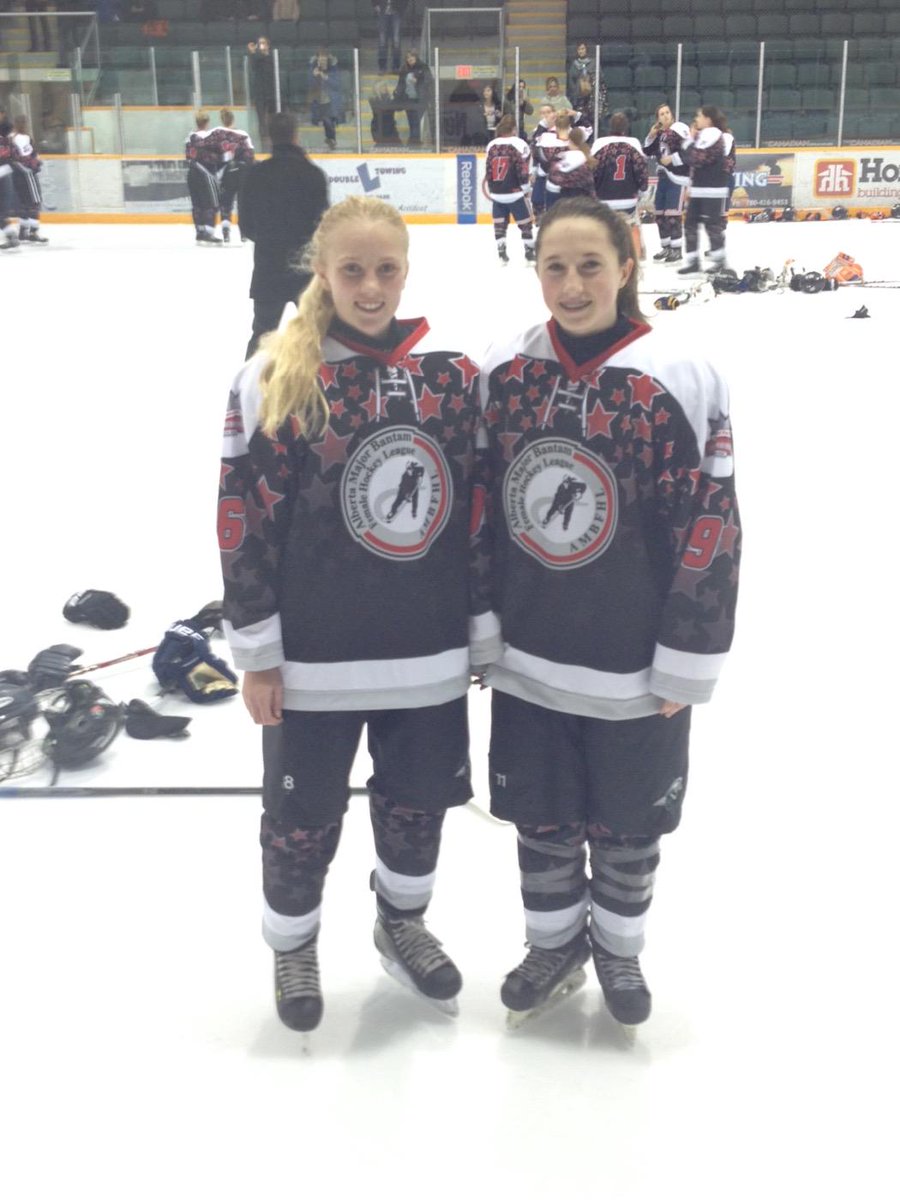 PACSaintsTrain's tweet photo. Saints All-Stars contribute to Team North 3-2 victory!  Way to go girls!! #Saintspride @Hockey_Jayme @morganstang http://t.co/WC5YSNImfa