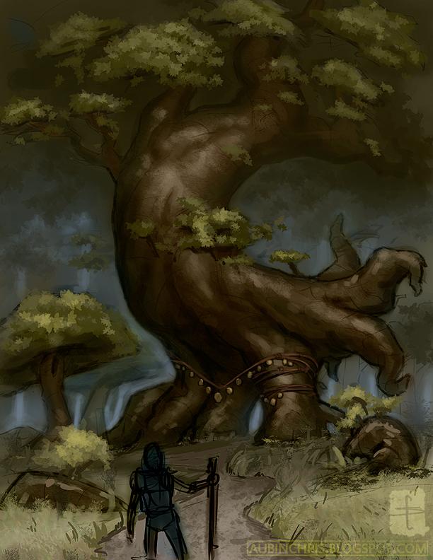 chrisSAINTaubin's tweet photo. Morning warm-up sketch. "Uprooted Tree." http://t.co/AivDCIwyR4
