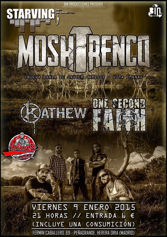 OneSecondFaith's tweet photo. Recordad! Este viernes estaremos en la #SalaStarving junto a #Moshtrenco y  #Kathew! Mejor comienzo de año imposible! http://t.co/jhfbGjsbFB