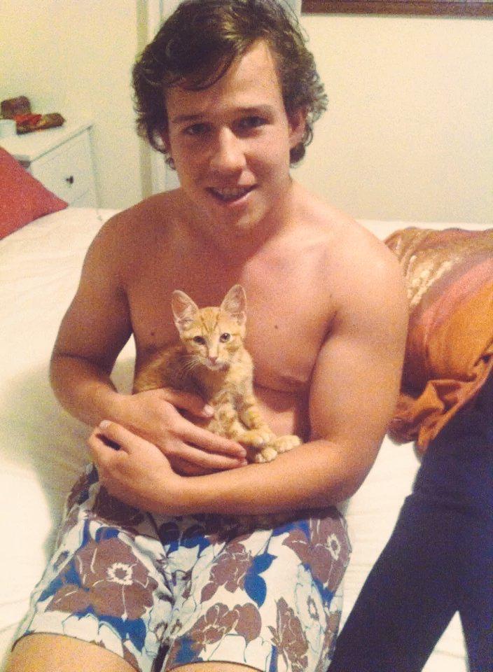 TomLewinOffical's tweet photo. Just got a new #cat looking #soswole #newcattigger http://t.co/qnlFQmWW6r