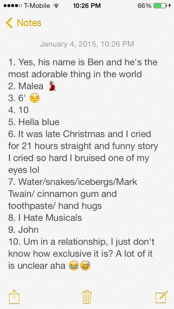 Tagged by @findingallifrey ☺️