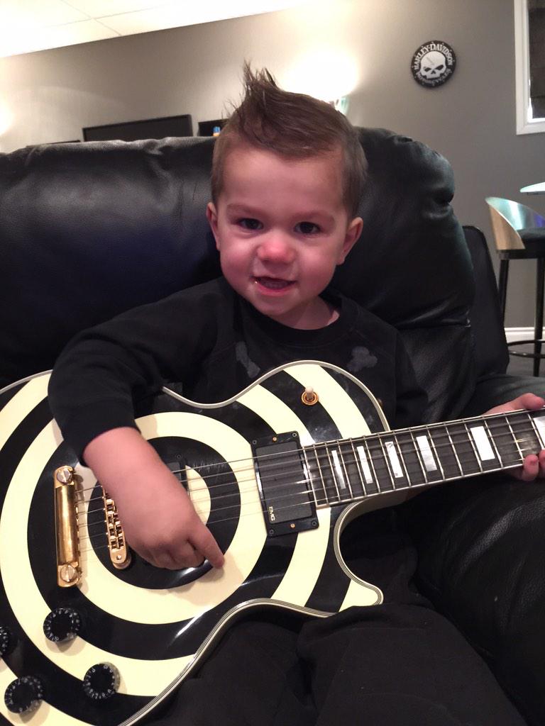 MeganStasiewich's tweet photo. @ZakkWyldeBLS thanks for signing these photos in Regina for our boy Zakk! Philip had a blast at VIP again with you! http://t.co/wfgpR8p7lA