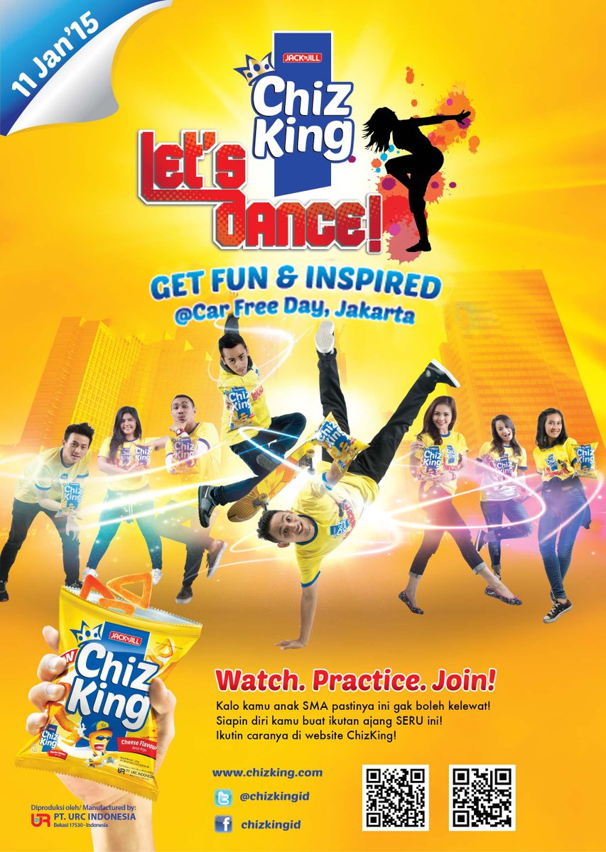 chizkingid's tweet photo. Yap, jadi Chiz King ngadain acara yang super seru. Chiz King Let's Dance guys. Penasaran kan? Dateng yuk! #TryChiz http://t.co/voXi5Y91zb