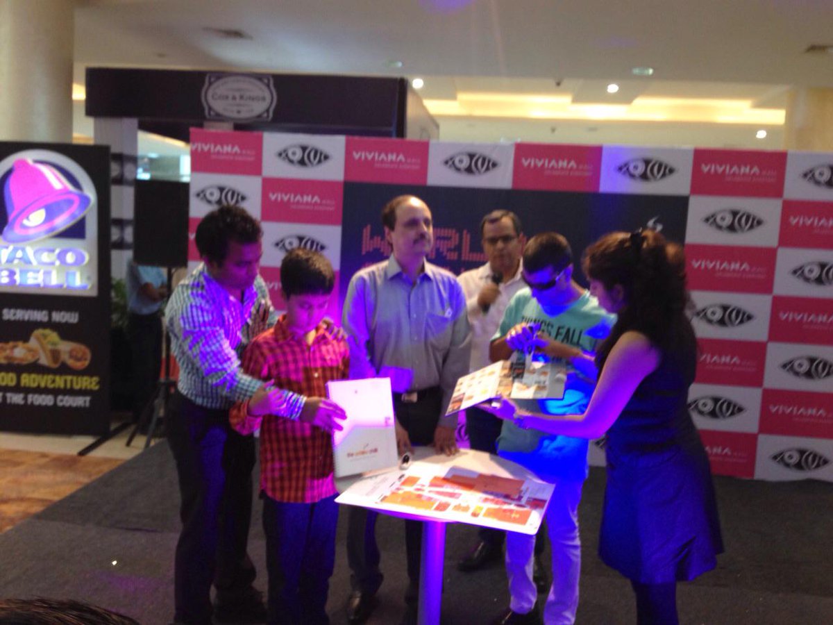 XRCVC's tweet image. Dr Sam #XRCVC and Sunil Shroff #VivianaMall #Thane launch India&apos;s first #accessible mall for the visually challenged