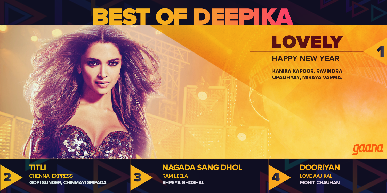 Happy Birthday Deepika Padukone! We re celebrating the star with her hit songs!  
