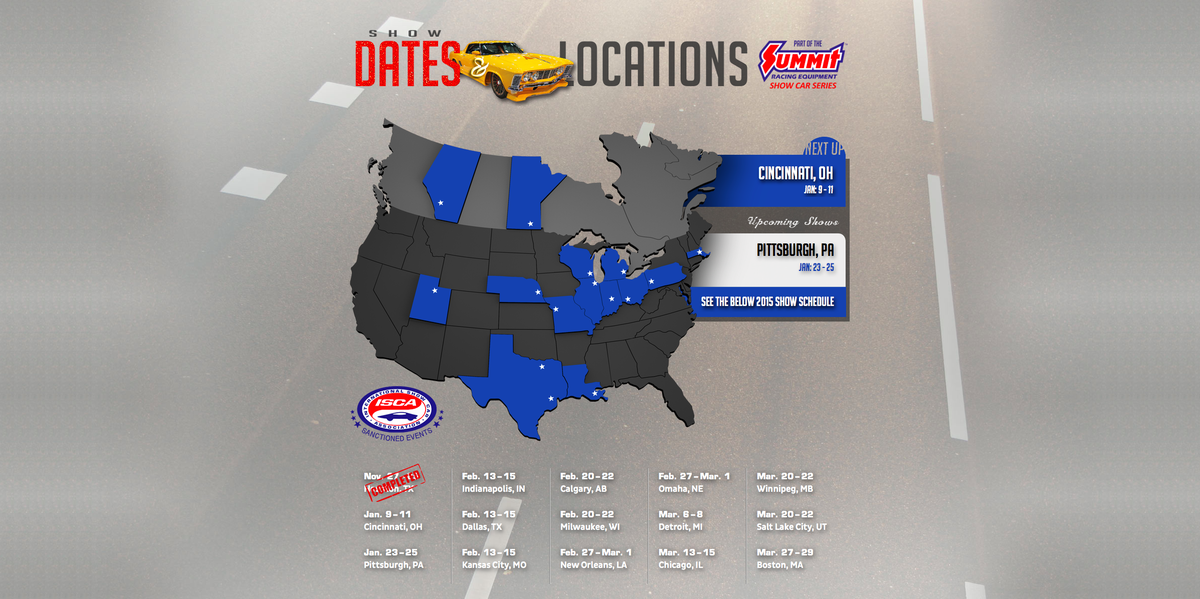 b18eighty6's tweet photo. Autorama 2015 Show Dates & Locations @HotRodShows #autorama #autorama2015 http://t.co/MqBmieVUiH