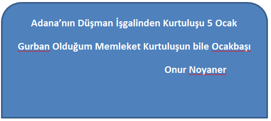onurnoyaner's tweet photo. Kurtuluşumuz bile Ocakbaşı 
Gurban olduğum Memleketim Bayramımız kutlu olsun
 #5Ocak #5OcakAdananınKurtulusu http://t.co/4SLS5FQx5z