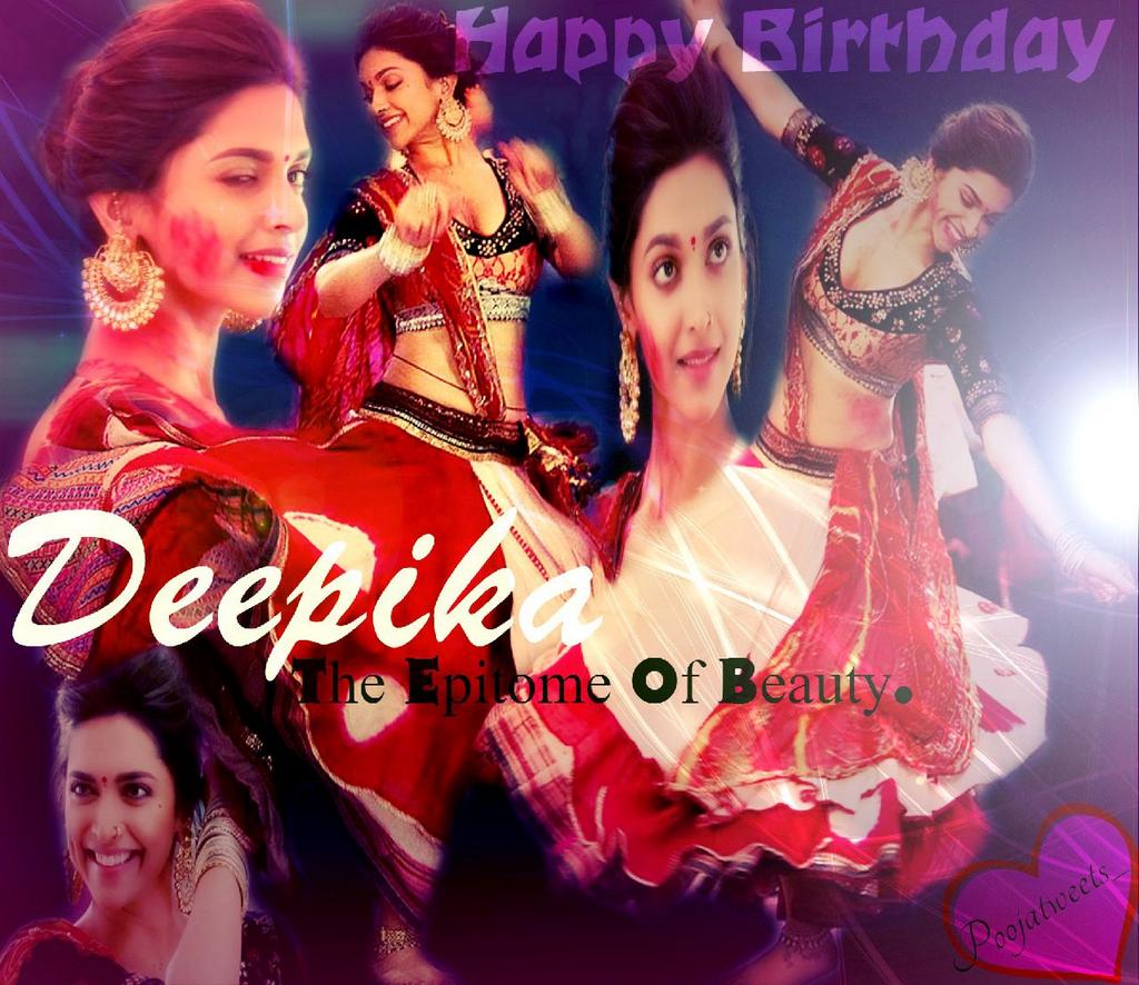 Poojatweets_'s tweet photo. Happy Birthday Deepika Padukone ♥
#TheExpressionQueen @deepikapadukone
May you get all what ur heart wants ♥♥
#MyEdit http://t.co/v8b3DIrcz7