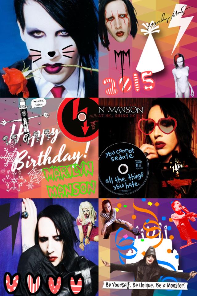 Happy Birthday Marilyn Manson!! <3 <3   