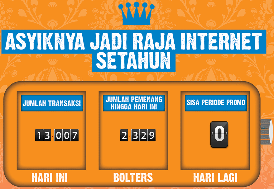 BOLTClub's tweet photo. Kesempatan terakhir guys! Yuk tingkatkan transaksimu utk berkesempatan jadi seperti 2329 #RajaInternet lainnya. http://t.co/lbTFJk8uEm