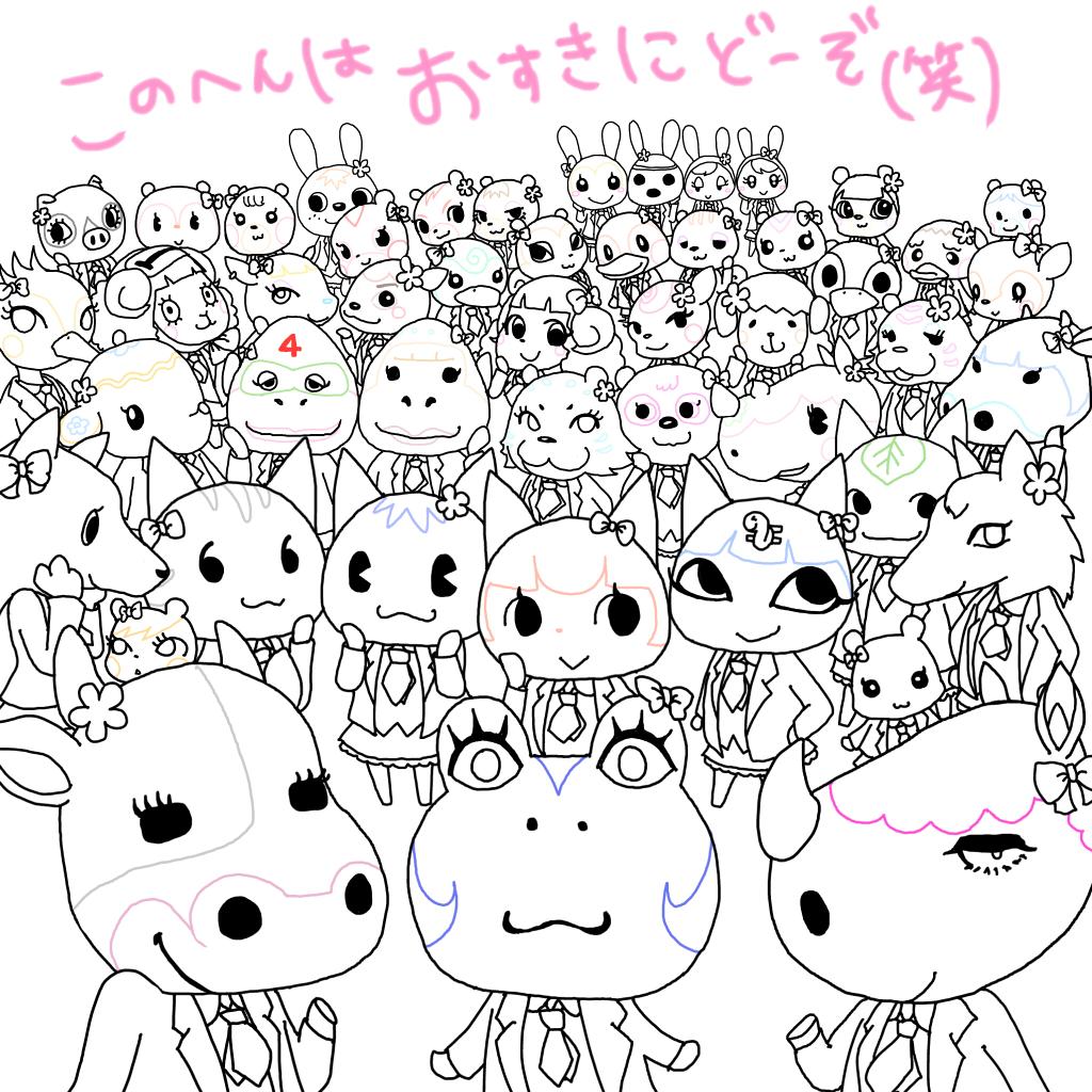 日本タヌキクラブ on Twitter: "タヌキをさがせ! “@RUI_ps: TDM48(ドS)塗り絵できましたー! 選抜はフォロワーさん