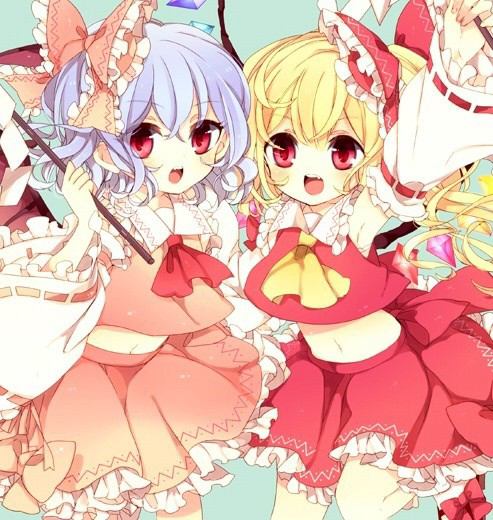 なお 東方 No Twitter フランドール スカーレット レミリア スカーレット かわいいと思ったらrt スカーレット好きな人rt Http T Co Hy2mnpc0l2