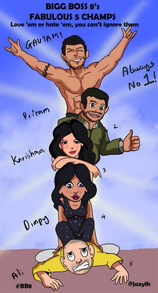 ashishpeswani's tweet photo. @TeamDimpy @koelganguly94 check out this cartoon #TeamDimpy #Champs #BB8 http://t.co/l59T5UAs0u