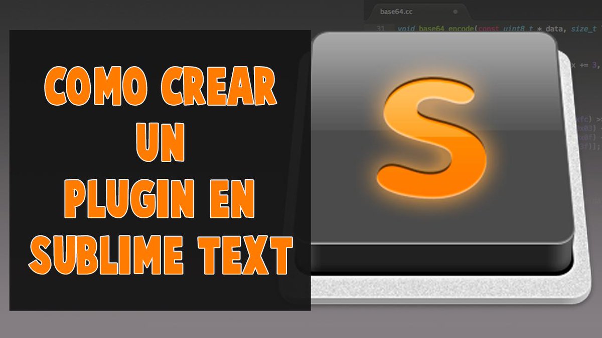 SublimeText_Es's tweet photo. Crear un Plugin para Sublime Text http://t.co/VKZQSMsf9O #plugin #sublimetext #code #st2 #st3 http://t.co/x3TrNnXcVm