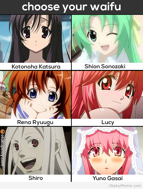Otakunime's tweet photo. you can only choose one and the others will hunt you, please choose wisely #F http://t.co/XtsAlejq1c