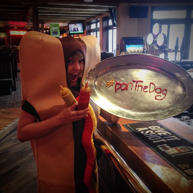 RoyalPier's tweet image. #DonTheDog and dish out the #FreeHotDiggityDogs at ½ time during @AFCWimbledon v @LFC tonight for a free pint! #InnOn