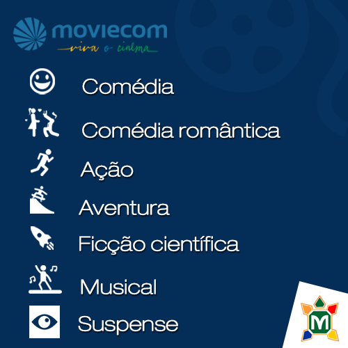 Qual o seu gênero de filme favorito? #MovieCom