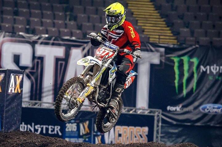 MJWSHOCKTECH's tweet photo. 2nd place for Preston williams in opening @ArenacrossUK race, well done http://t.co/TkzfRQr2Z6