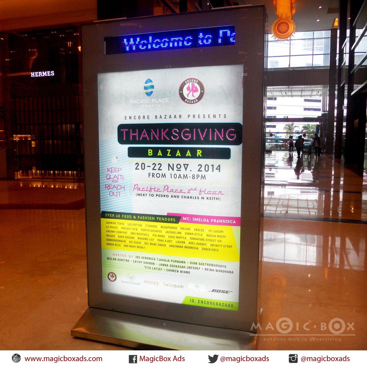 MagicBoxAds's tweet image. #ScrollingDisplay @pacificplace #bazaar #iklan #promosi #commercial #media #indoor #outdoor #advertising #creative