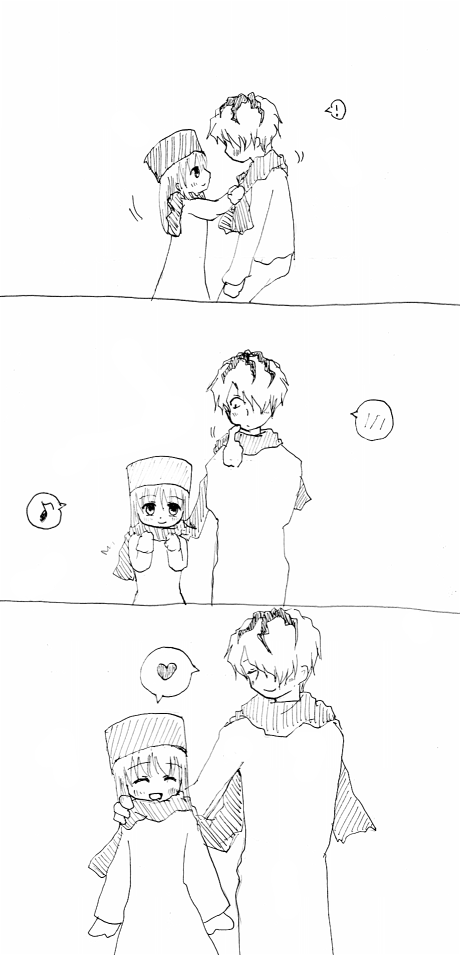 冬だから、こんなひと時があってもいいと思うの。 