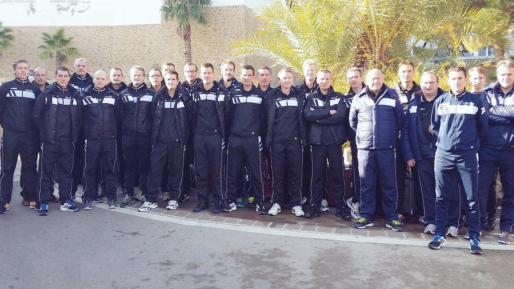 StijnVanDeTrein's tweet image. “@Belgianfootball: Onze eliterefs zijn klaar voor hun omkoopstage in Spanje. 3 dagen intensief trainen! #stagerefs http://t.co/DYnctl3ZAm”