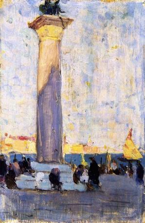 ArtEverydayApp's tweet photo. Last Rays, la Piazzetta, Venice(1905) - Clarence Gagnon http://t.co/KVJJrbC39r http://t.co/HWoX9iwTvv