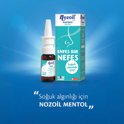Nozoil Mentol kullanımda serin bir his verir ve antibakteriyel etki gösterir.
