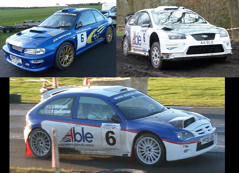 Just imagine if you had these 3 cars in your garage! You'd never be out of it! #AbleUK #ImprezaWRC #FocusWRC #MGS2400