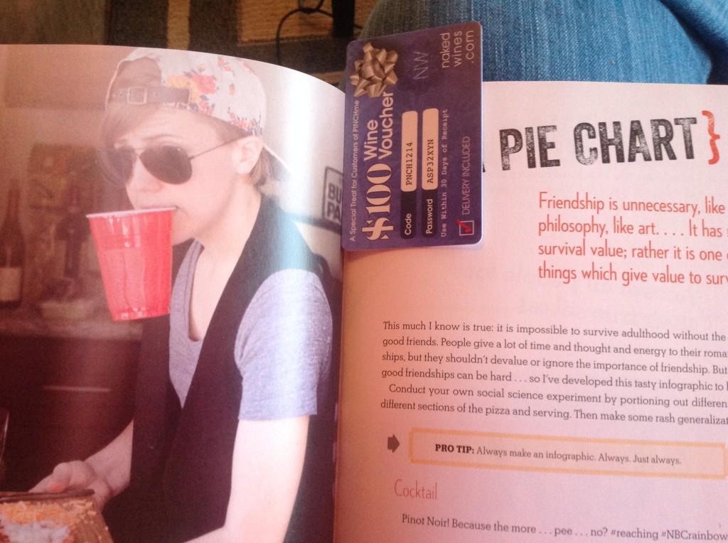 Renooples's tweet photo. @harto My bf gave me your book for Christmas! I grabbed the first thing at hand for a bookmark. Seems appropriate. http://t.co/ZfQ1TDzYRm