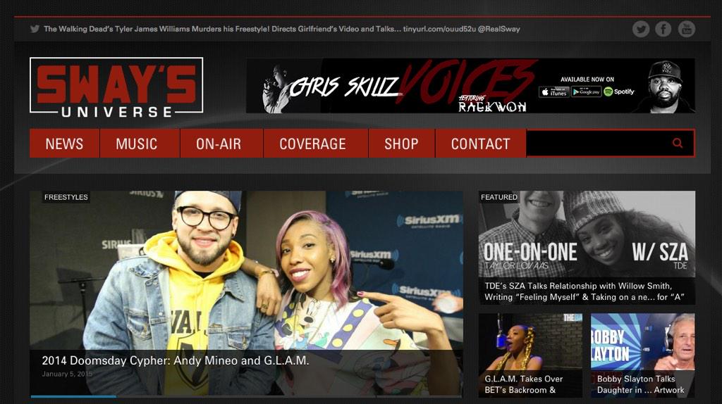 withnicoleg's tweet photo. Happy to be a part of the relaunch of @RealSway's http://t.co/kZ44hmmTbV! Go check it out!! http://t.co/SFgzkZxTax