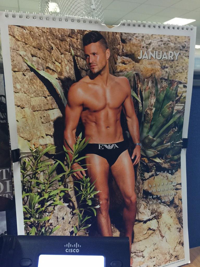 MancSaint13's tweet image. My life is complete, @MarkWright_ calendar on my desk at work #happyjanuary #mrwright 😍😍