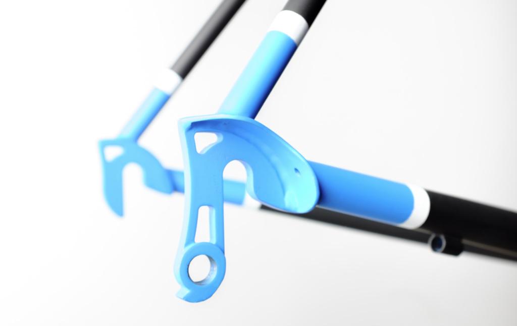 machinecycles's tweet image. Matt's #matteblack #roadbike dropout detail #machinbicycleco