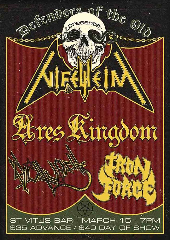 InvictusProd's tweet photo. #Slutvomit in NYC March 15 with #AresKingdom &amp; #Nifelheim @saintvitusbar on March 15! #deathmetal #blackmetal #satan http://t.co/55hc5yE1iV