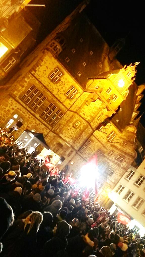 zweitgleis's tweet photo. OB Egon Vaupel kritisiert #Pegida, Rassismus und und Volksverhetzung #antigida #nopegida #marburg http://t.co/WOaIEimBA5