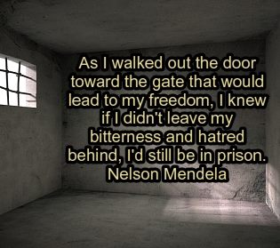 A good reminder for all of us in the new year. Forgiveness sets the forgiver free more than anything else.