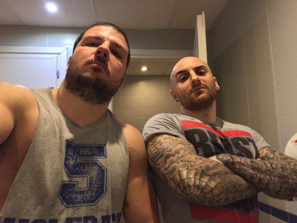 Coach_Nobile's tweet photo. Thanks to my bro @speed_kills1 my #laroning baptism was a true pain in the ass. @MrLandry30 @xJB12x #workout http://t.co/MDFeKaYEyL