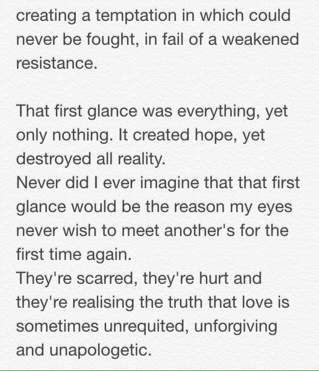 fadedguide's tweet image. That first glance.