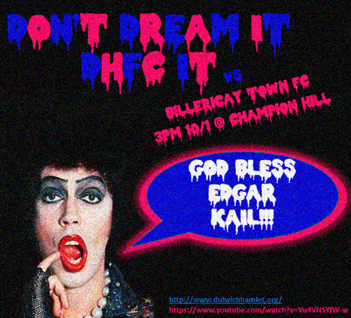 ComFastChapter's tweet photo. DONT DREAM IT, #DHFC IT VS @BTFC 3PM @ CHAMPION HILL SATURDAY 10TH  JAN 2015 BE THERE COMRADES http://t.co/CGMApHCaMD http://t.co/i9u5hO12y8