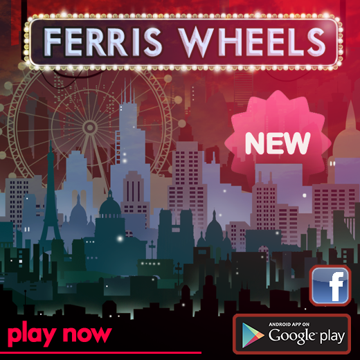 Yazino's tweet photo. Brand New Game: 'Ferris Wheels' is now LIVE! Try your luck with our exciting new game NOW → http://t.co/wYis4MQz21 http://t.co/Rew1mIFh2m