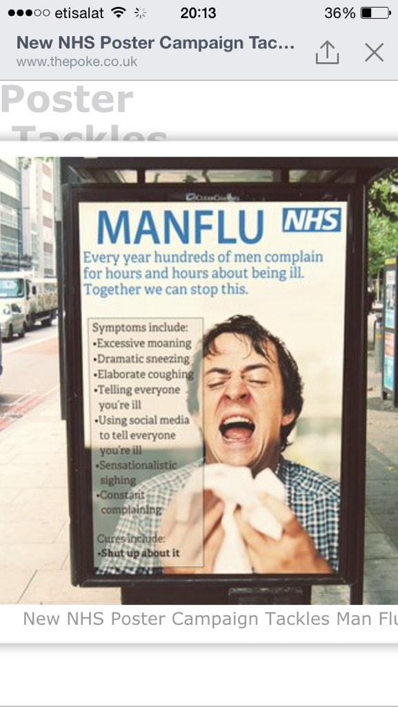 sumzagrox's tweet photo. This made me smile @mattyhewitt4360 #manflu http://t.co/KQ7tlEixqO